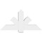 Ekena Millwork Redmond Architectural Grade PVC Gable Bracket, 48"W x 24"H x 6"D x 6"F, 12/12 Pitch GBP048X24X0606RED00 - alternate 4